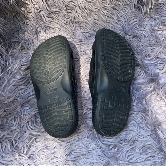 Crocs black Sandal size M8 W10 - Picture 4 of 4